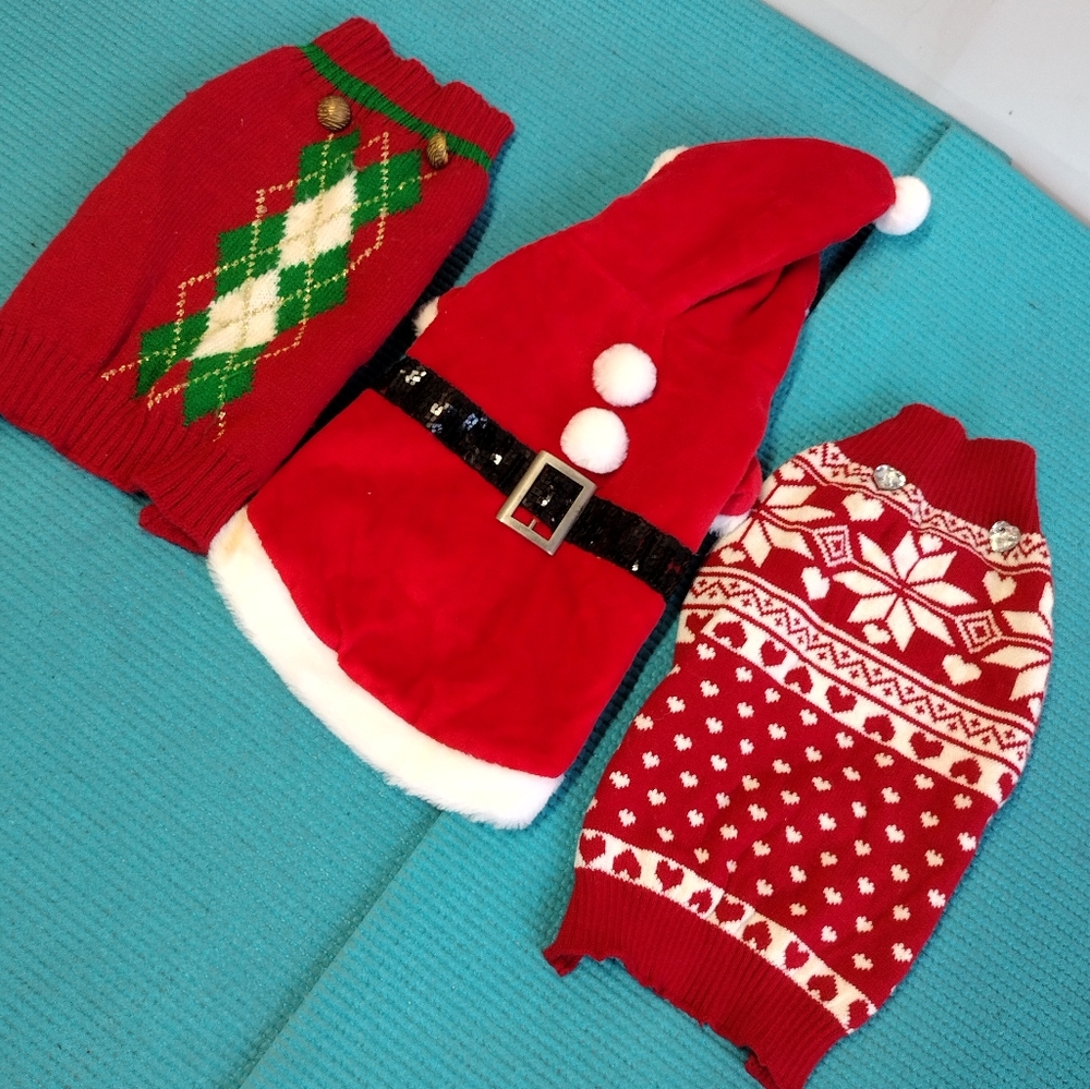 Dog - Pets -  Winter - Christmas Clothes - Size S